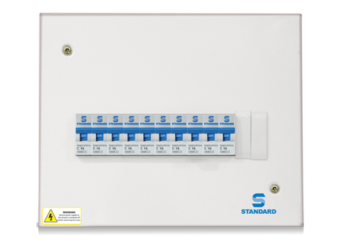 SPN Single Door DB 12 way - White