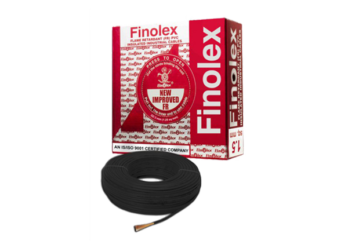 Finolex Flame Retardant PVC Insulated Industrial Cables 1100V - Black - 0.75 sq. mm