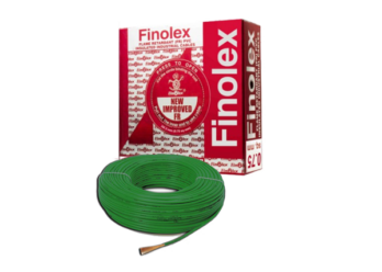 Finolex Flame Retardant PVC Insulated Industrial Cables 1100V - Green - 0.75 sq.mm