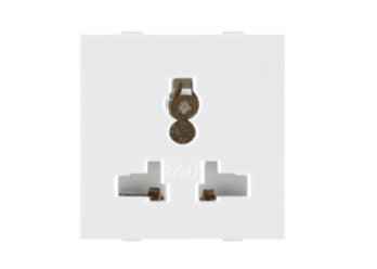 Roma White 13A, 10A & 6A Combi Socket For All Pins